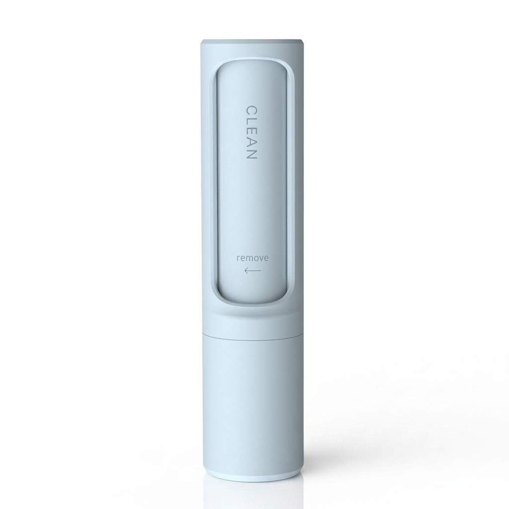 Reusable Cat Hair Roller in powder blue — studio hero shot